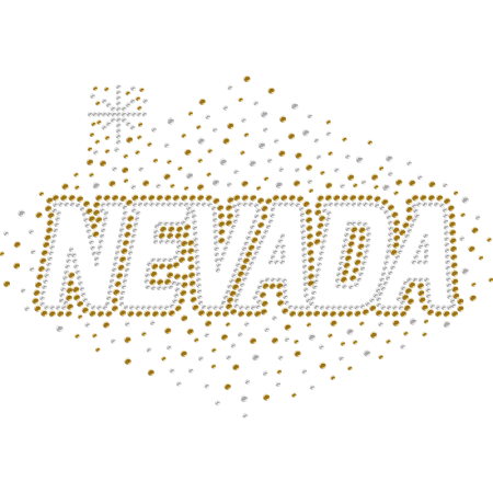 Shining Nevada Rhinestone Heat Transfers for Shirts